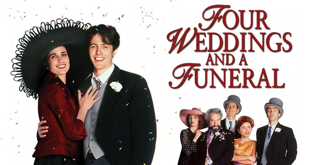 รีวิวหนัง Four Weddings and a Funeral ไปงานแต่งงาน 4 ครั้ง หัวใจนั่งเฉยไม่ได้แล้ว